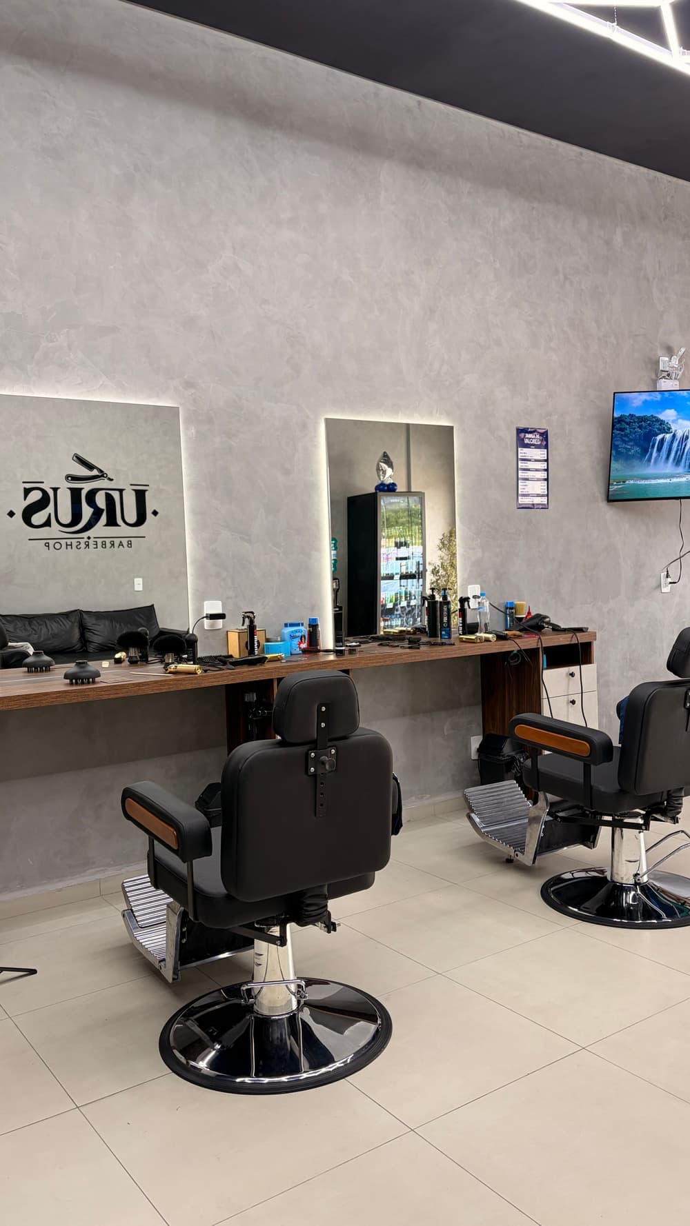 Corte masculino premium executado na URUS BARBERSHOP em Joinville