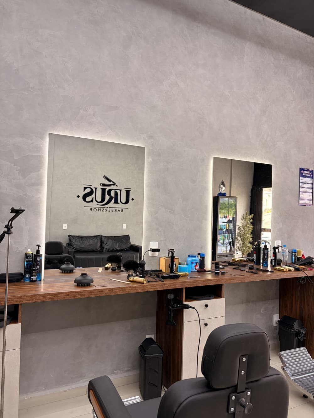 Resultado final de corte clássico na URUS BARBERSHOP