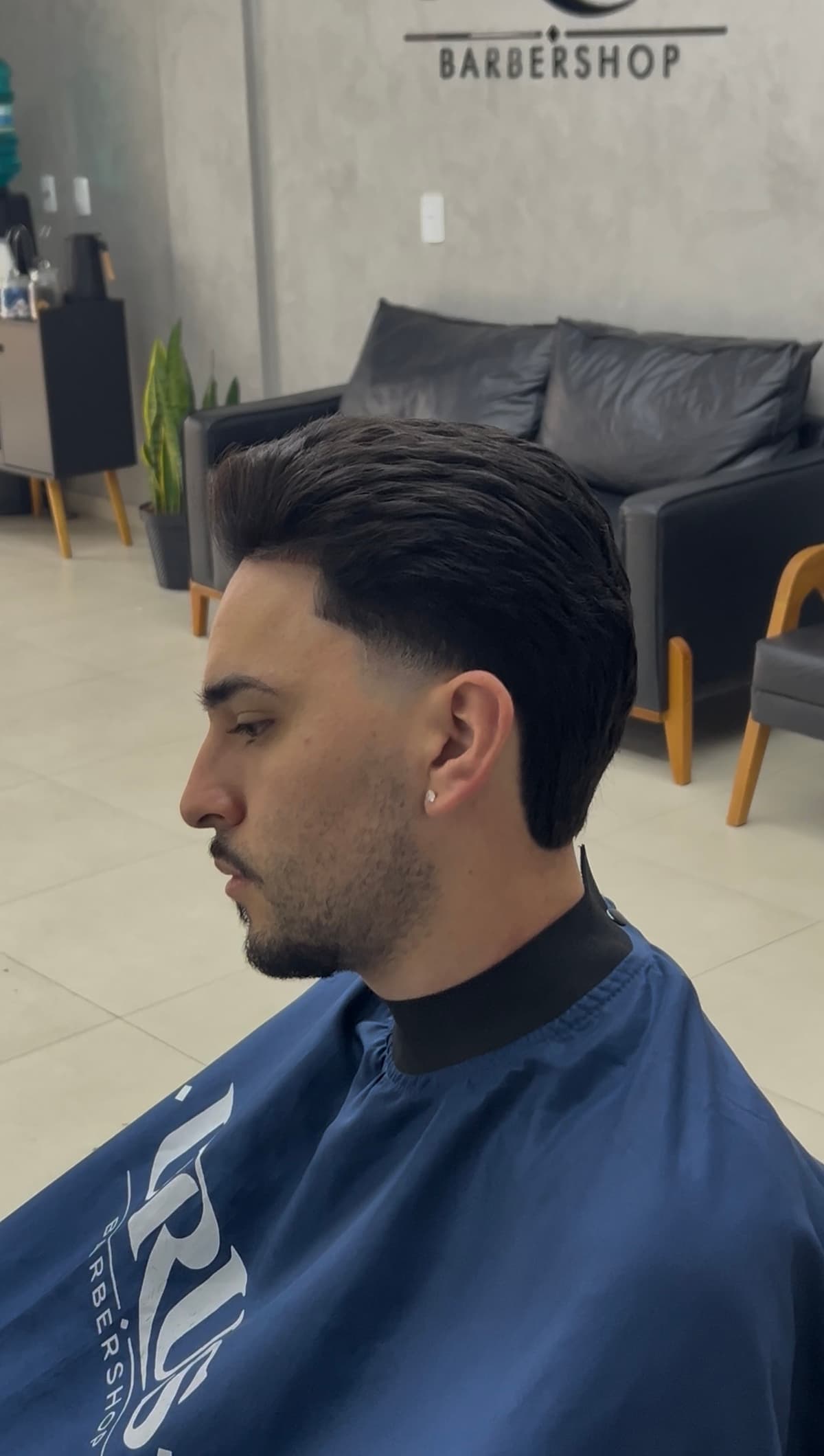 Degradê moderno feito na URUS BARBERSHOP Joinville